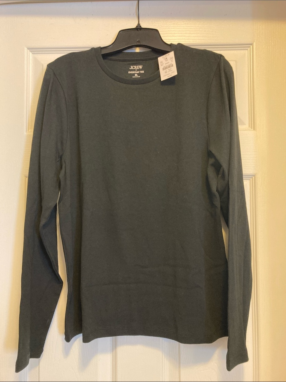 JCrew Factory 1x1 rib everyday long sleeve tee